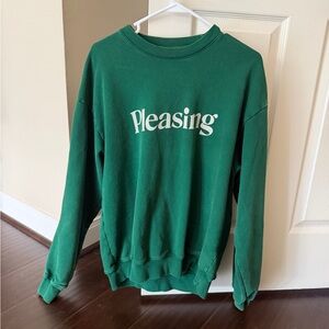 Green Pleasing Sweatshirt